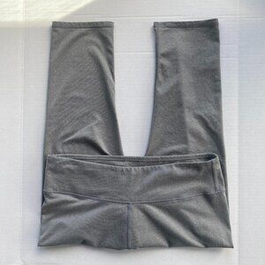Fabletics Gray High Rise Leggings Minimal Athleisure Gym Lounge Size L